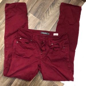Level 99 wine colored pants